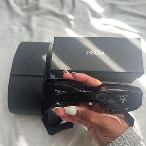 Prada Glossy Black Sunglasses